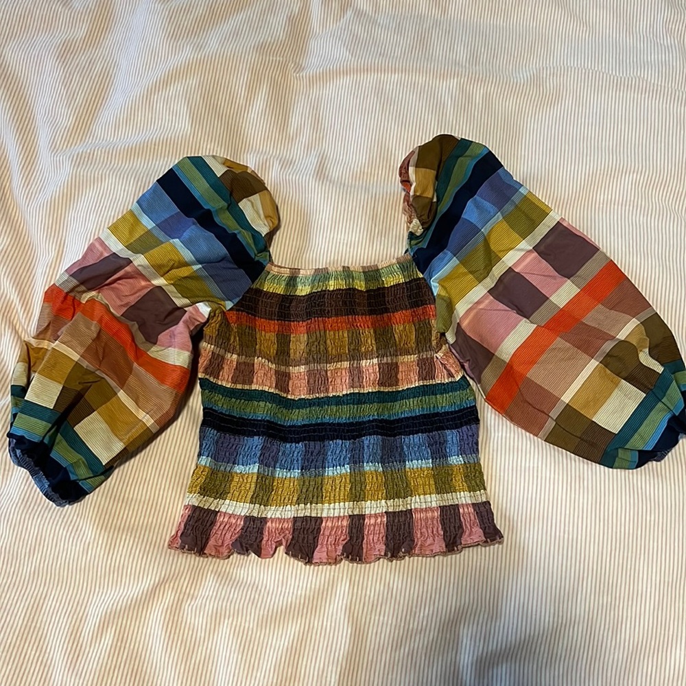 Farm Rio Puff Sleeve Shirt